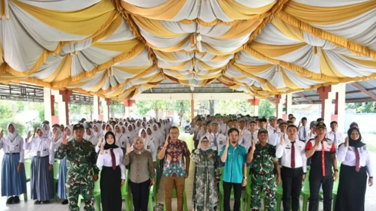 Wakil Bupati Boalemo Lahmudin Hambali resmi membuka seleksi calon Paskibraka tingkat Kabupaten Boalemo tahun 2026 yang digelar di Pendopo Kantor Bupati.(F:Prokopim)