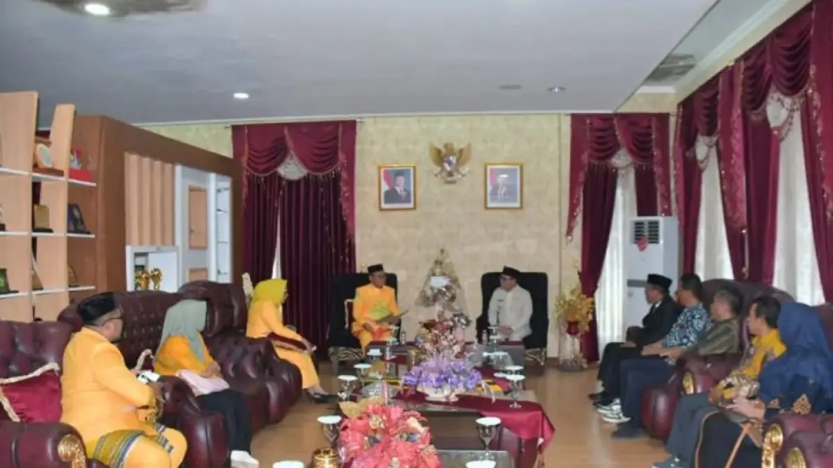 Kedatangan rombbongan Pemkab Buol Sulteng  diterima langsung Bupati Tharig Modanggu dan Wakil Bupati Gorut (F:Ist)