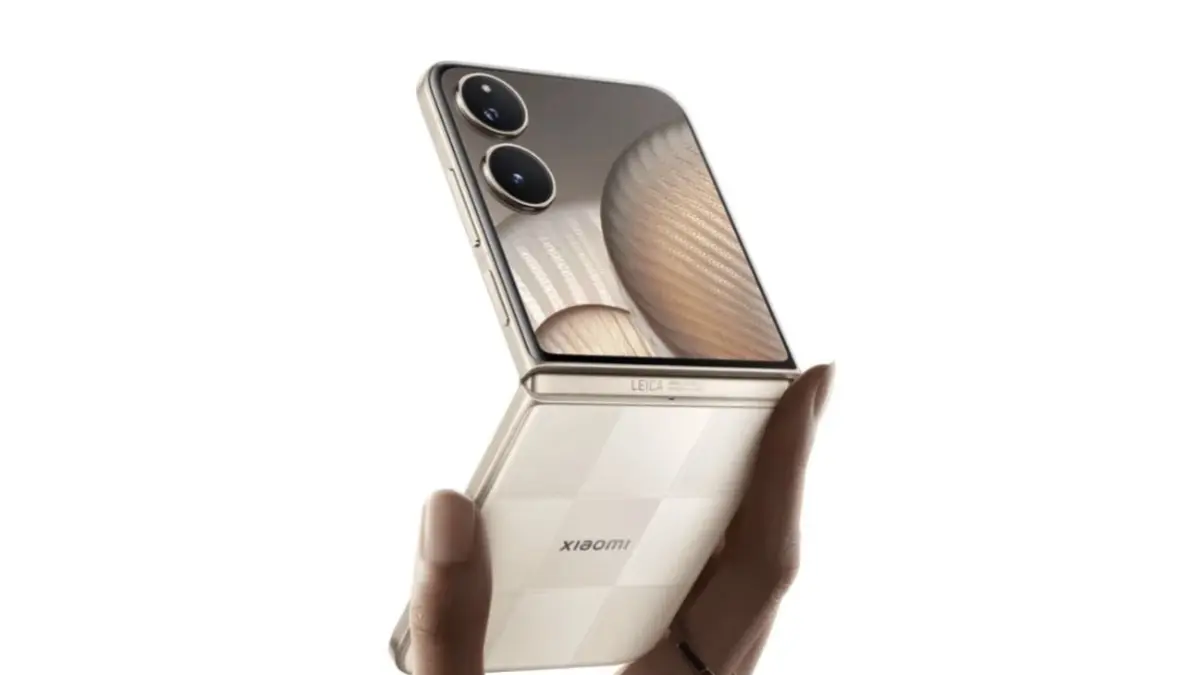 Ilustrasi ponsel flip dari Xiaomi. Dalam foto ini Xiaomi Mix Flip 2. (ANTARA/situs web Xiaomi China)