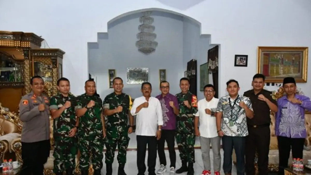 Pemerintah Kabupaten Boalemo menerima kunjungan silaturahmi Tim Pengawasan dan Evaluasi (Wasev) Pusterad Markas Besar TNI Angkatan Darat (Mabes TNI AD),(F:Prokopim)