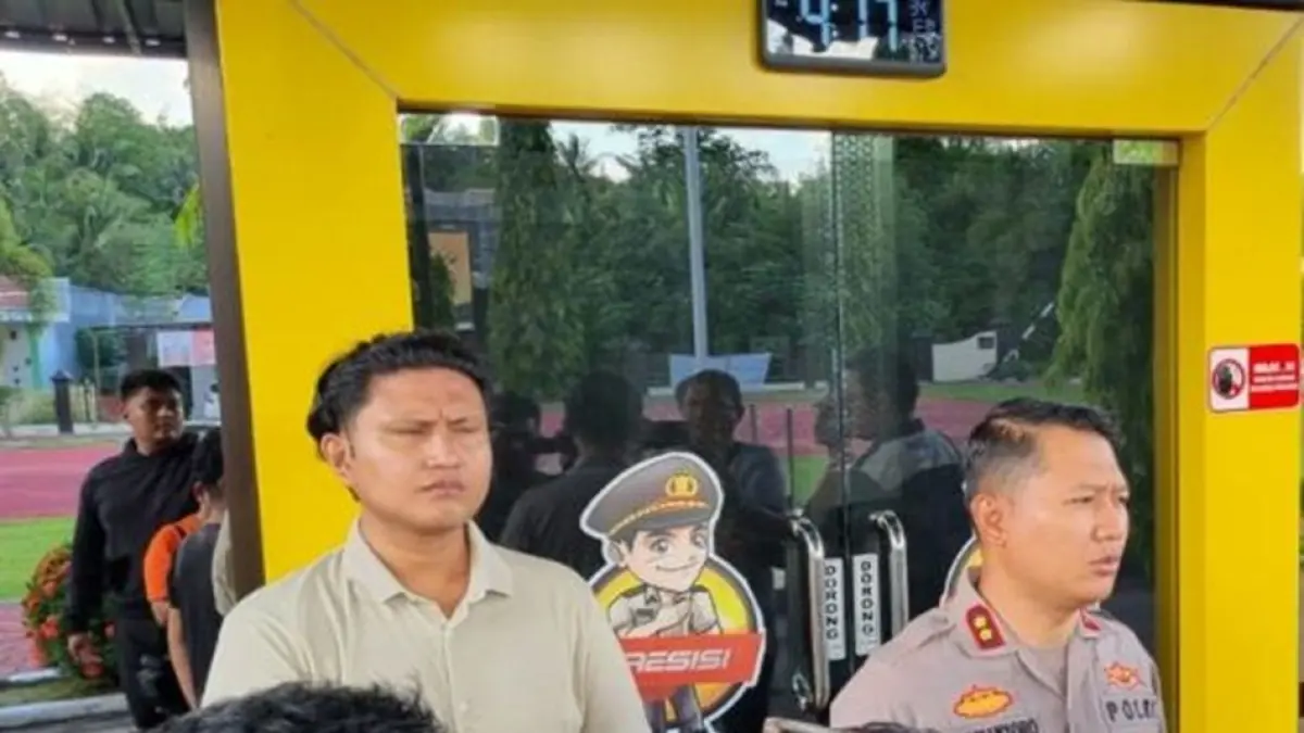 Kapolres Bone Bolango AKBP Supriantoro melalui Kasat Reskrim AKP Robin Talib menjelaskan bahwa identitas para pria yang terekam dalam video masih dalam proses pendalaman. (F:Hms-Pol)