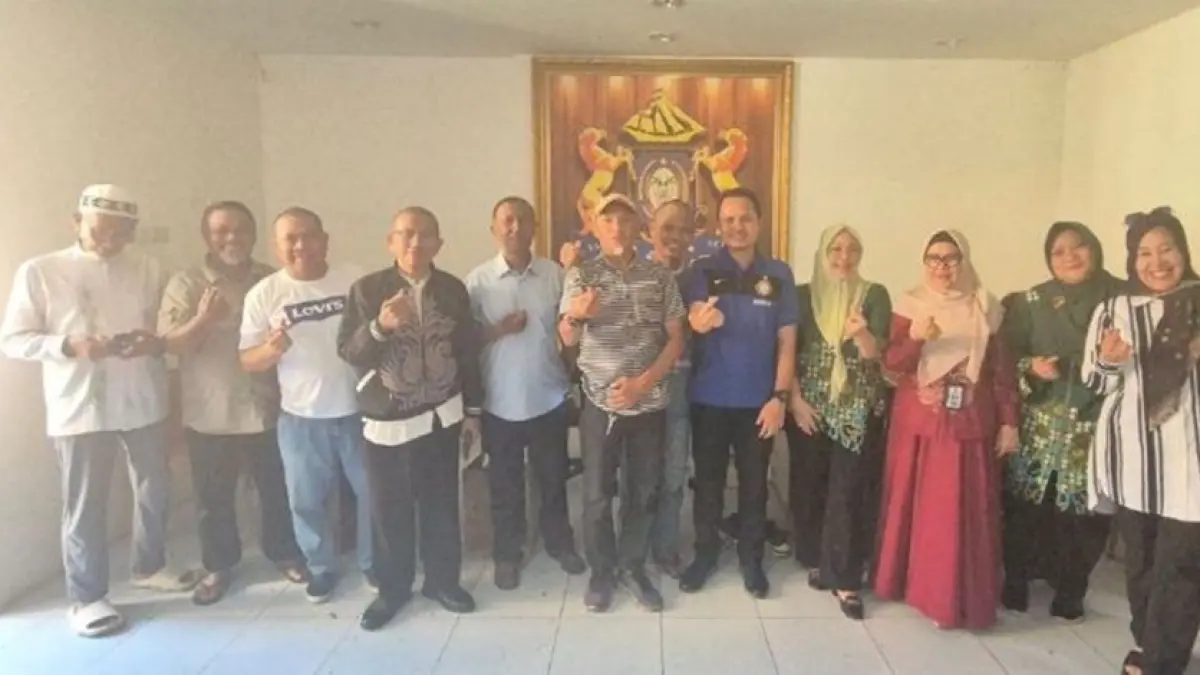 Panitia OC dan SC usai rapat pembahasan kesiapan pelaksanaan Musyarawah provinsi Kadin Gorontalo yang berlangsung di Sekeratriat Kadin Gorontalo.(F:Panitia).