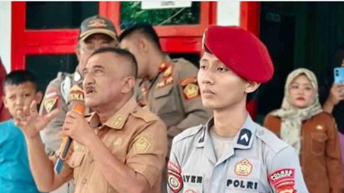 Suasana demo di kantor DLH Kabupaten Pohuwato.(F:Prokopim)
