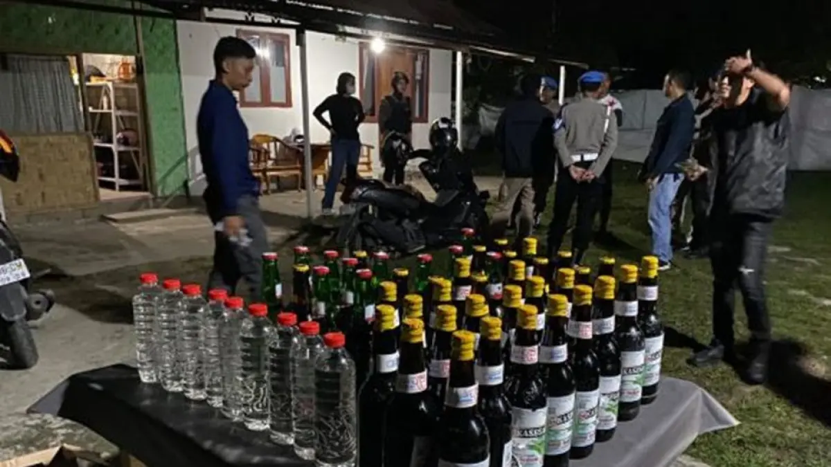 Tim UKL I Polda Gorontalo bersama Satbrimob melakukan penyisiran besar-besaran dalam Operasi Pekat Otanaha I-2026.(F:Hms-Pol)
