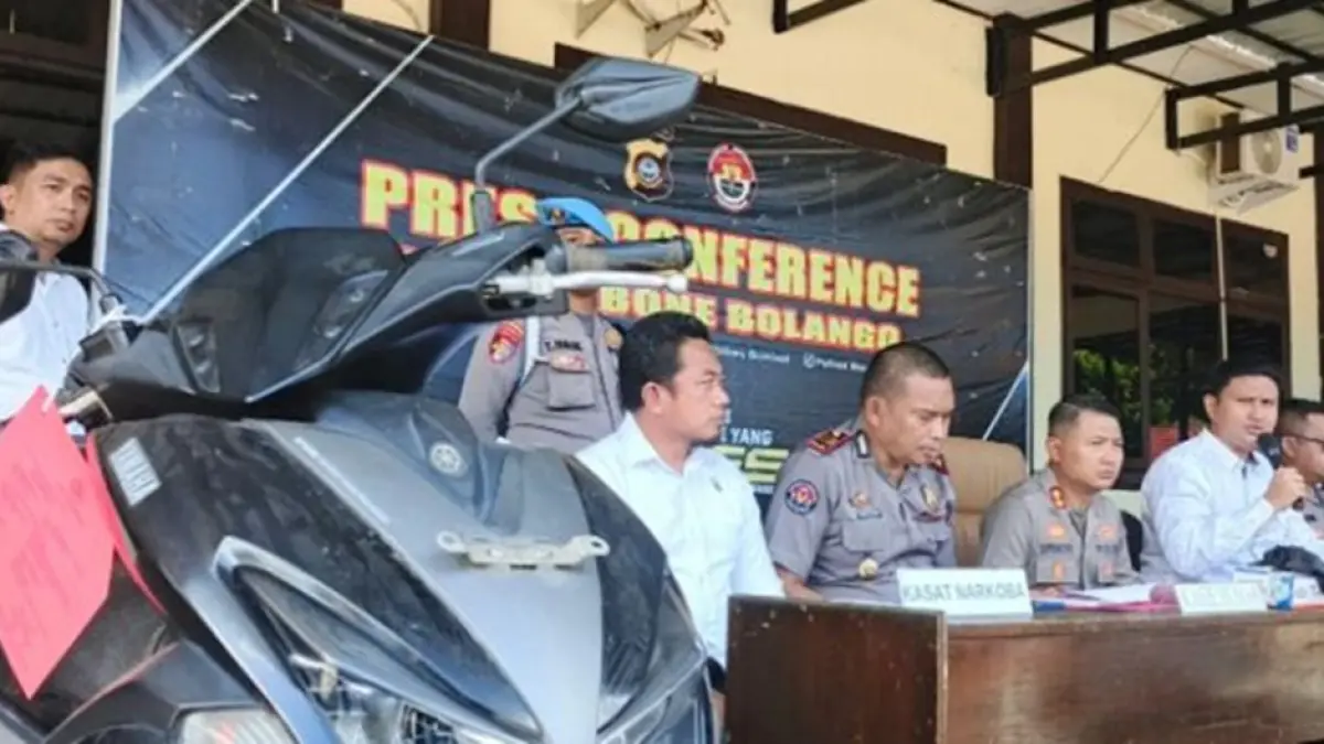 Kapolres Bone Bolango AKBP Supriantoro menjelaskan bahwa faktor kesempatan menjadi pemicu utama dalam kasus tersebut.(F:Hms-Pol)