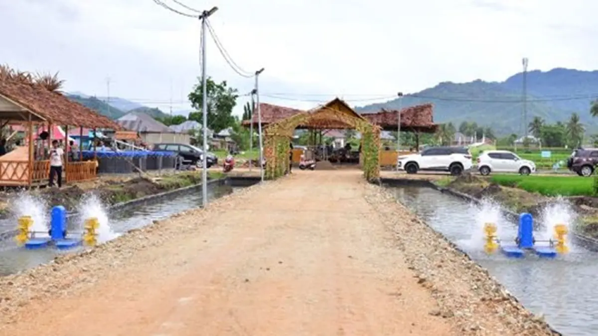 Lokasi Gelar Teknologi Pertanian PENAS Petani Nelayan ke-XVII di Kecamatan Limboto, Kabupaten Gorontalo. (Foto : Kmfotik/Haris)