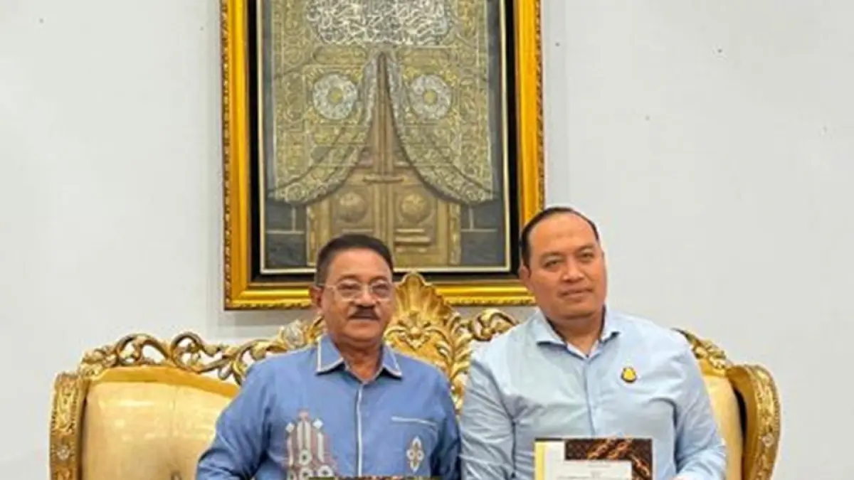 Penandatanganan Perjanjian Kerja Sama (PKS) Bupati Boalemo Rum Pagau dengan Kejari Tilamuta berlangsung di Rumah Dinas Bupati Boalemo.(F::DKmfo)