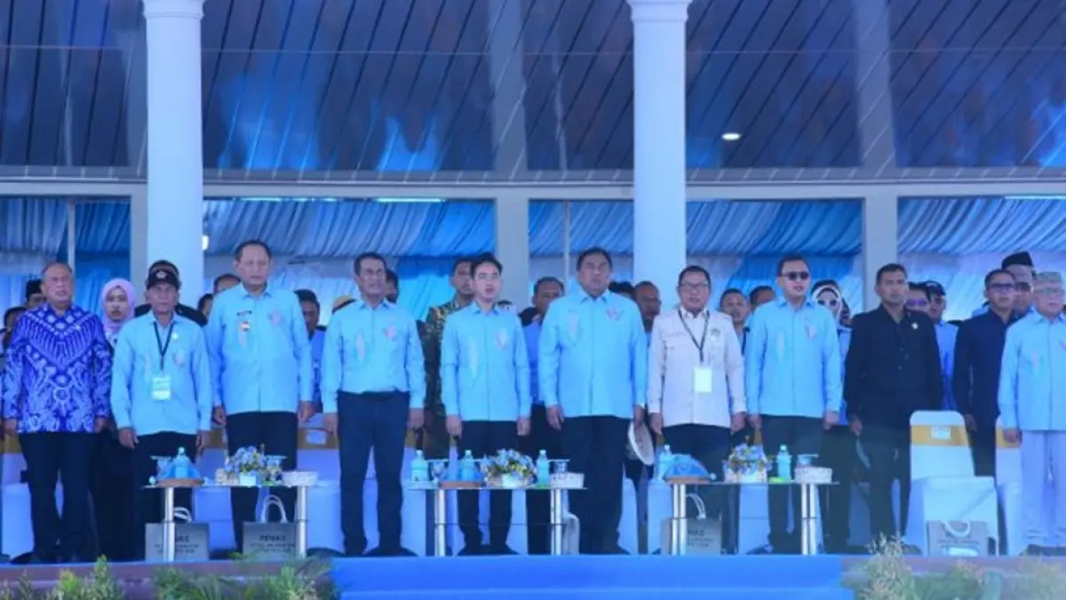 Wakil Presiden Republik Indonesia Gibran Rakabuming Raka secara resmi membuka Pekan Nasional (PENAS) Petani dan Nelayan XVII Tahun 2026 di GORR David-Tony, Limboto.(F:Istimewa)