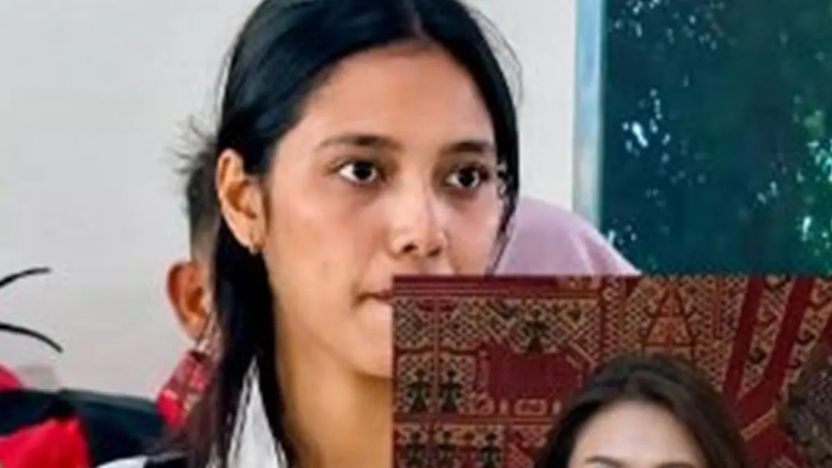 Gubernru Maluku Sherli Tjoanda (Inzert) bersama ajudannya (F:,medsos)