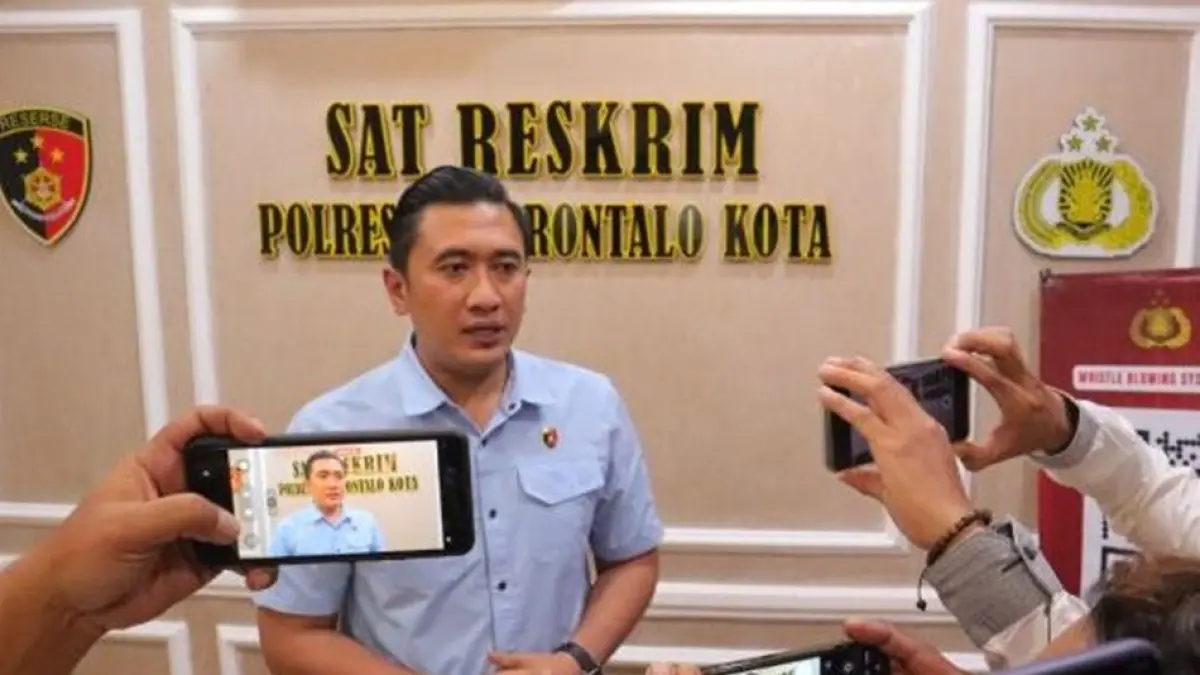 Kasat Reskrim Polresta Gorontalo Kota, AKP Akmal Novian Reza.(F:Hms-Pol)