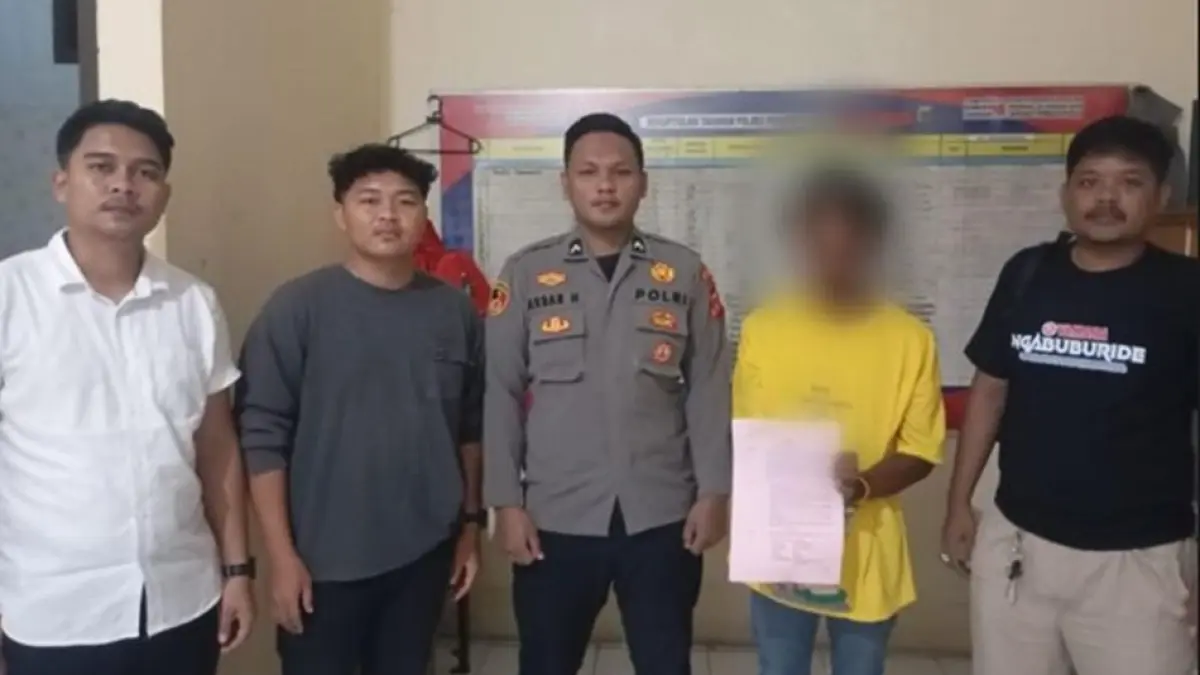 Tim Unit Reaksi Cepat (URC) Polres Pohuwato berhasil mengamankan UM kurang dari satu jam setelah laporan kejadian.(F:Hms-pol)