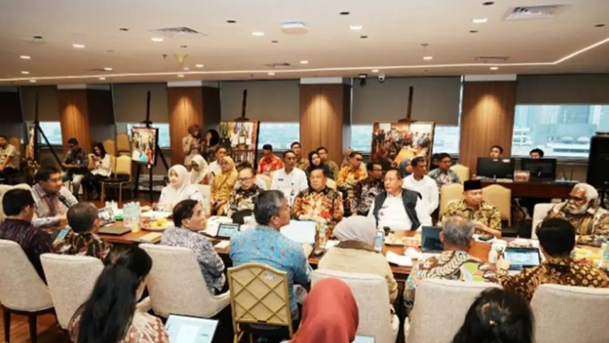 Pertemuan para gubernur dengan Menteri Perumahan dan Kawasan Permukiman (PKP) Maruarar Sirait menjadi momentum penting bagi Provinsi Gorontalo. (F:Diskmfotik)