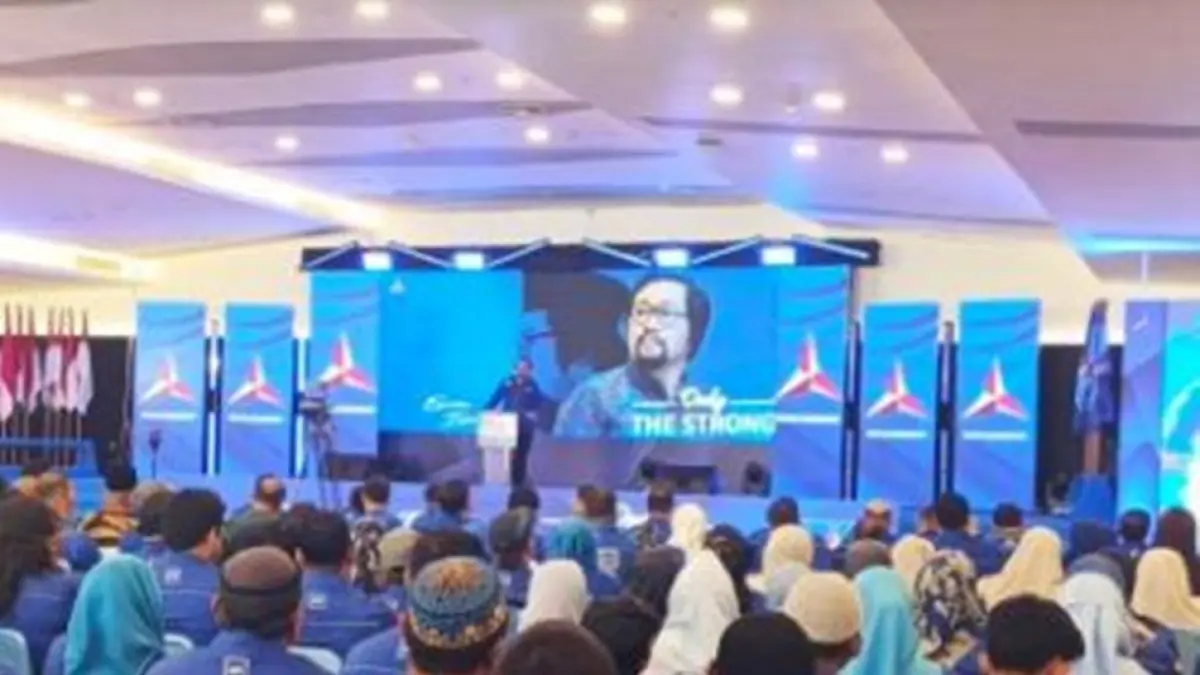 Suasana Musda V Partai Demokrat Provinsi Gorontalo yang digelar di Ballroom Fox Hotel Gorontalo.(F:Istimewa)