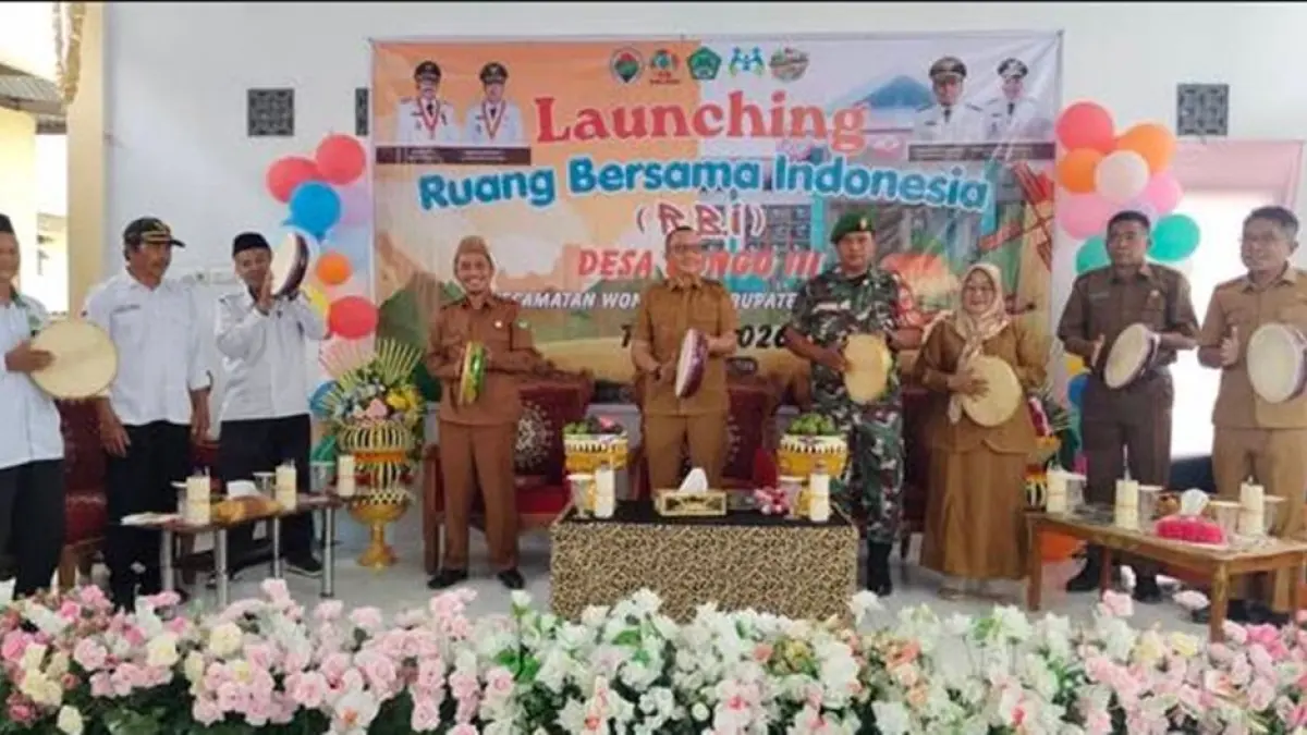 Desa Bongo III, Kecamatan Wonosari, resmi meluncurkan program Desa Ramah Perempuan dan Peduli Anak (DRPPA) melalui Program Ruang Bersama Indonesia. (F:Diskmfo)

