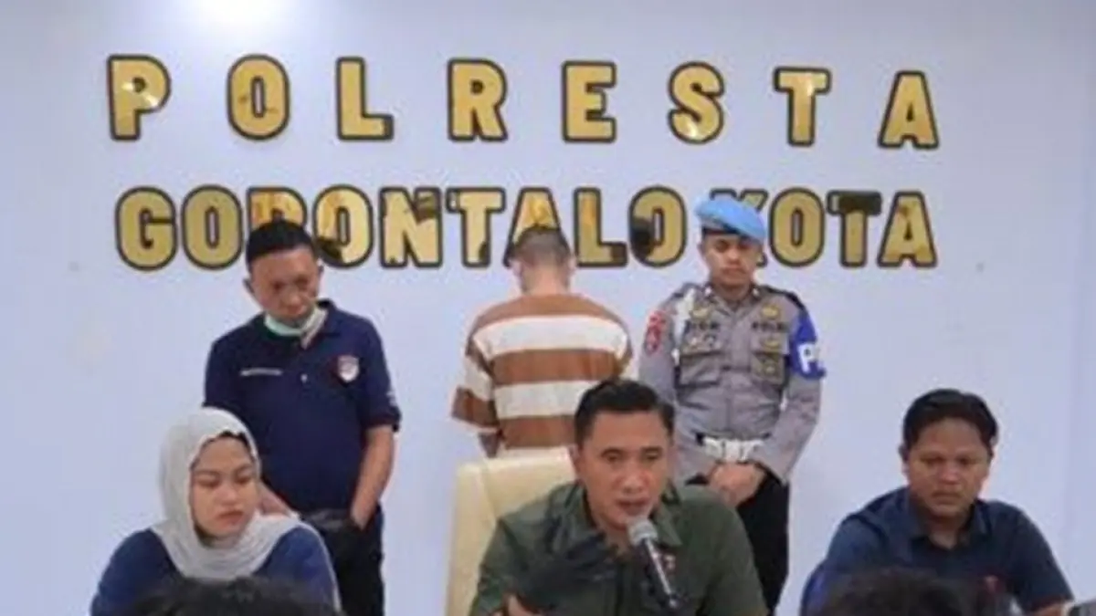 Kasat Reskrim Polresta Gorontalo Kota, Kompol Akmal Novian Reza, menjelaskan peristiwa itu terjadi pada 18 Juni 2026 sekitar pukul 21.00 Wita. (F:Hms-Pol)