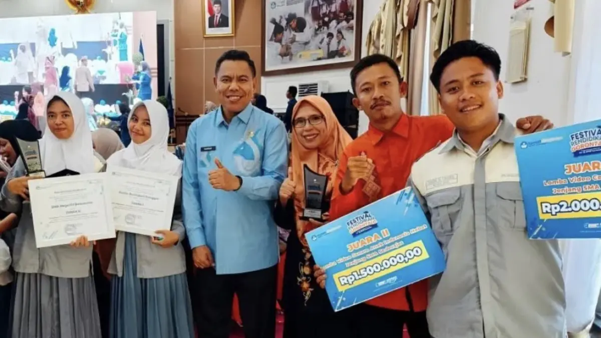 Penyelenggaraan puncak Festival Pendidikan Gorontalo Tahun 2026 yang dirangkaikan dengan peringatan Hari Lahir Ke-22 Balai Penjaminan Mutu Pendidikan (BPMP) Gorontalo di Aula BPMP Gorontalo, Minggu (19/7/2026). ANTARA/HO-Diskominfotik Gorontalo