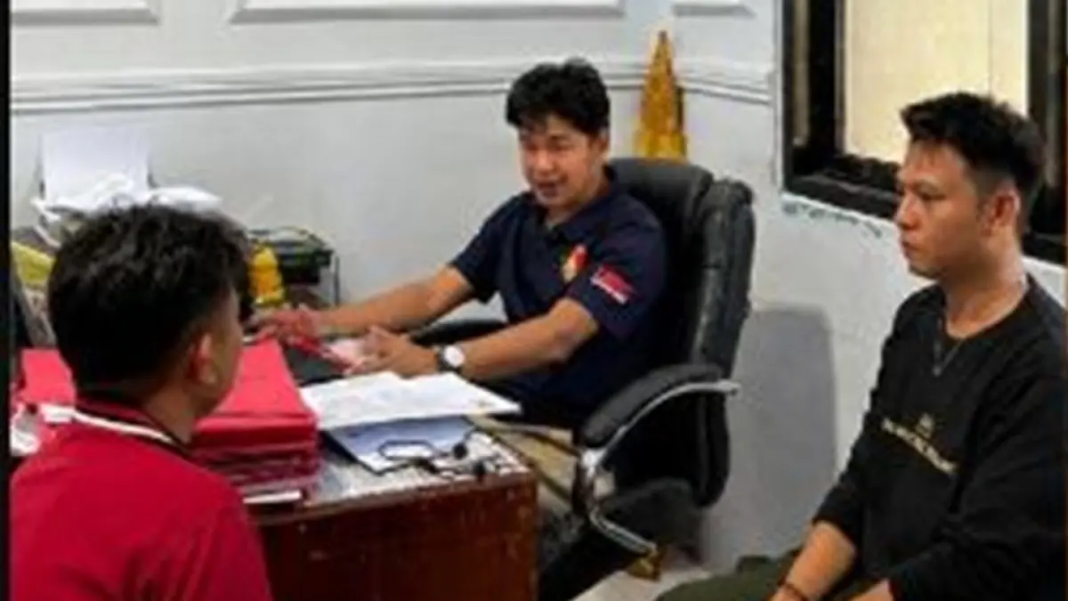 Satreskrim Polres Pohuwato resmi menahan seorang tersangka berinisial GI untuk menjalani proses hukum lebih lanjut.(F:Hms-Pol)