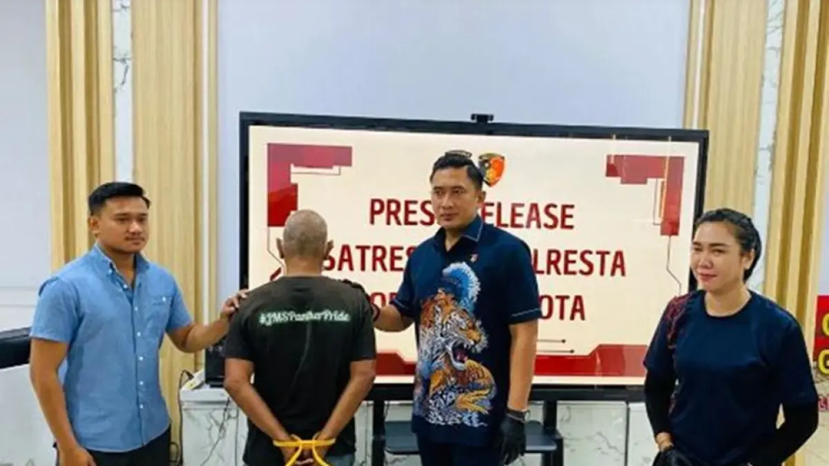 Penyidik Satreskrim Polresta Gorontalo Kota menetapkan seorang pria berinisial S sebagai tersangka dalam dugaan tindak pidana kekerasan seksual terhadap seorang anak berusia di bawah lima tahun. (F:Hms-Pol)