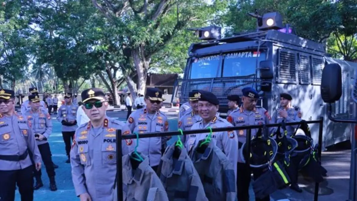 Kapolda memastikan seluruh armada operasional dan peralatan utama penanganan kebakaran berada dalam kondisi prima.(F:Hms-Pol)