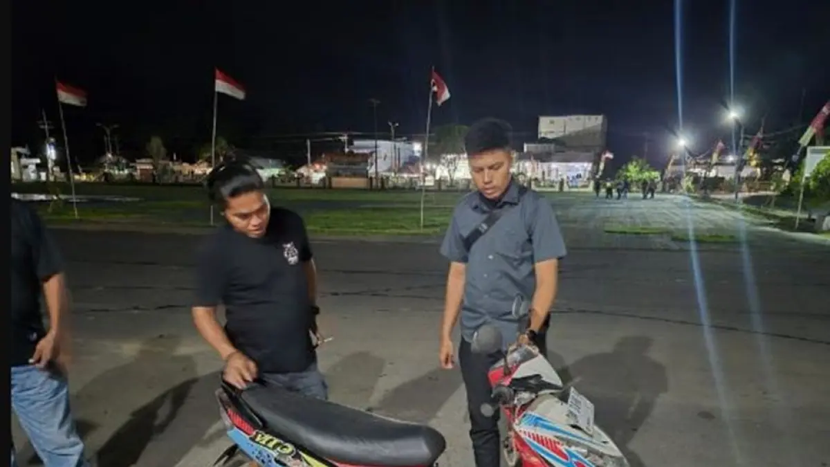 Respons cepat ditunjukkan Tim Unit Reaksi Cepat (URC) Satreskrim Polres  Pohuwato amankan sebuah  sepeda motor Yamaha Mio Soul yang diduga menjadi objek perkara.(F:Hms-Pol) 