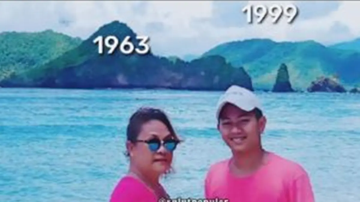 Sebuah kisah cinta yang sempat viral pada 2023 kembali menjadi perhatian publik setelah video pernikahan pasangan dengan selisih usia 36 tahun kembali ramai beredar di media sosial.(F:FB/SPMedia)
