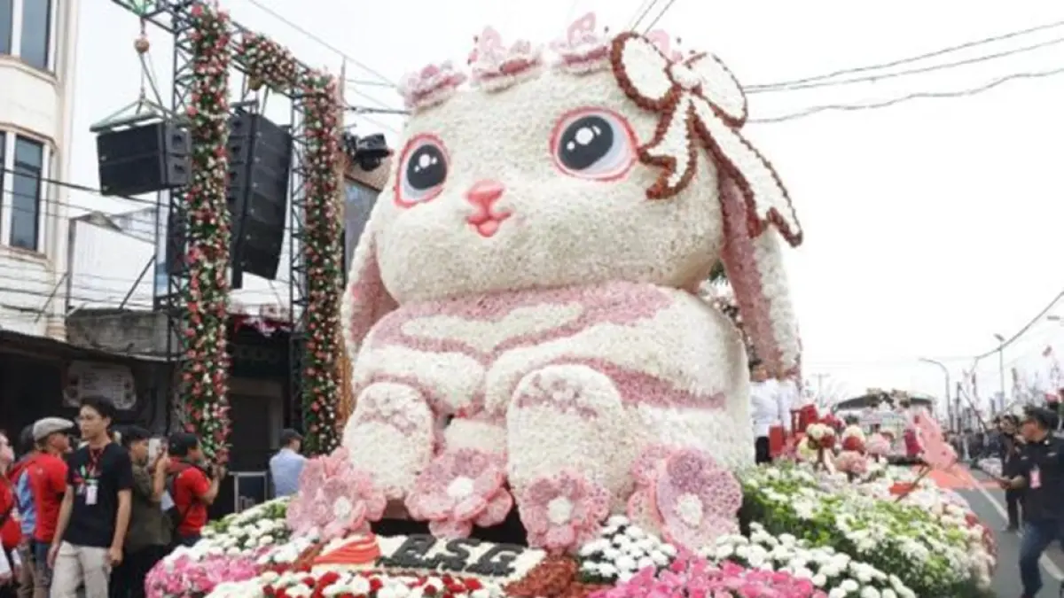 
Pelaksanaan Tournament of Flowers (TOF) yang menjadi bagian puncak Tomohon International Flower Festival (TIFF) 2026 resmi digelar, (F:Istimewa)