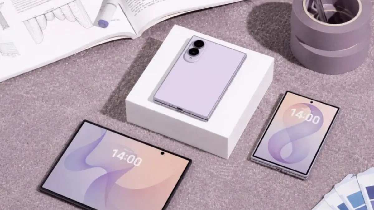 Tampilan ponsel lipat Samsung. Dalam foto ini Galaxy Z Fold8. (ANTARA/Samsung Newsroom Indonesia)