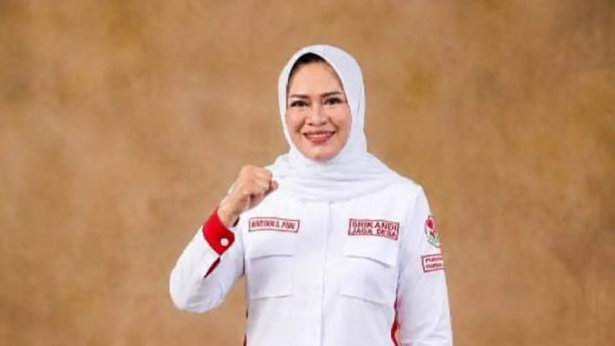 Ketua Srikandi Jaga Desa ABPENAS Kabupaten Gorontalo, Ny. Maryam Sofyan .(F:Diskominfo)