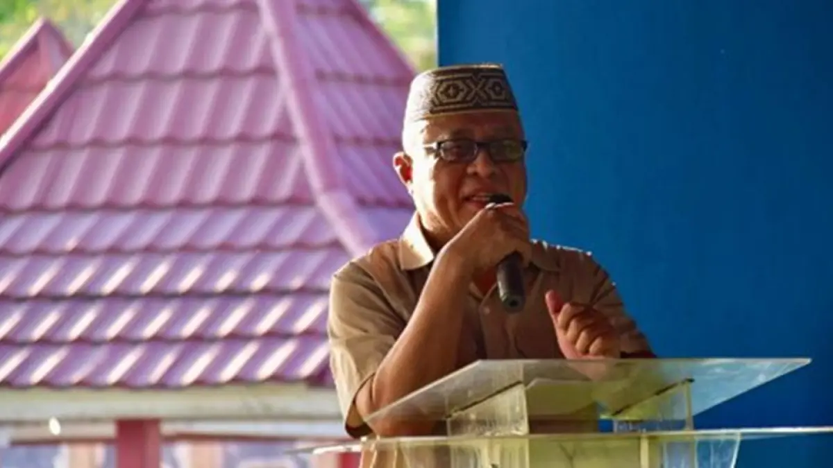 Bupati Gorontalo Sofyan Puhi dalam Temu Forum Anak For Hulondalo di Resto Pentadio Resort, Kecamatan Telaga Biru.(F:Diskominfo)