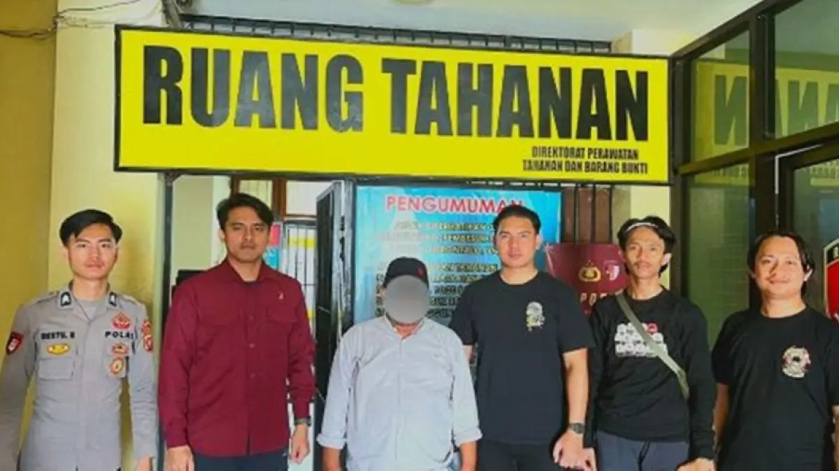 Setelah dinyatakan sehat, RP resmi ditahan di Rumah Tahanan Polda Gorontalo.(F:Hms-Pol)