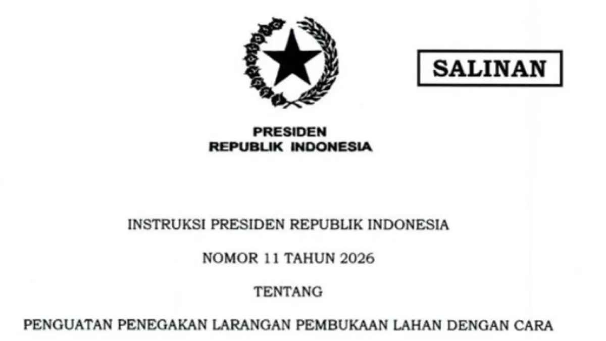 Instruksi Presiden Nomor 11 Tahun 2026 menjadi bagian dari langkah pemerintah dalam memperkuat pencegahan dan penanganan karhutla.(F:Dok BPBD)