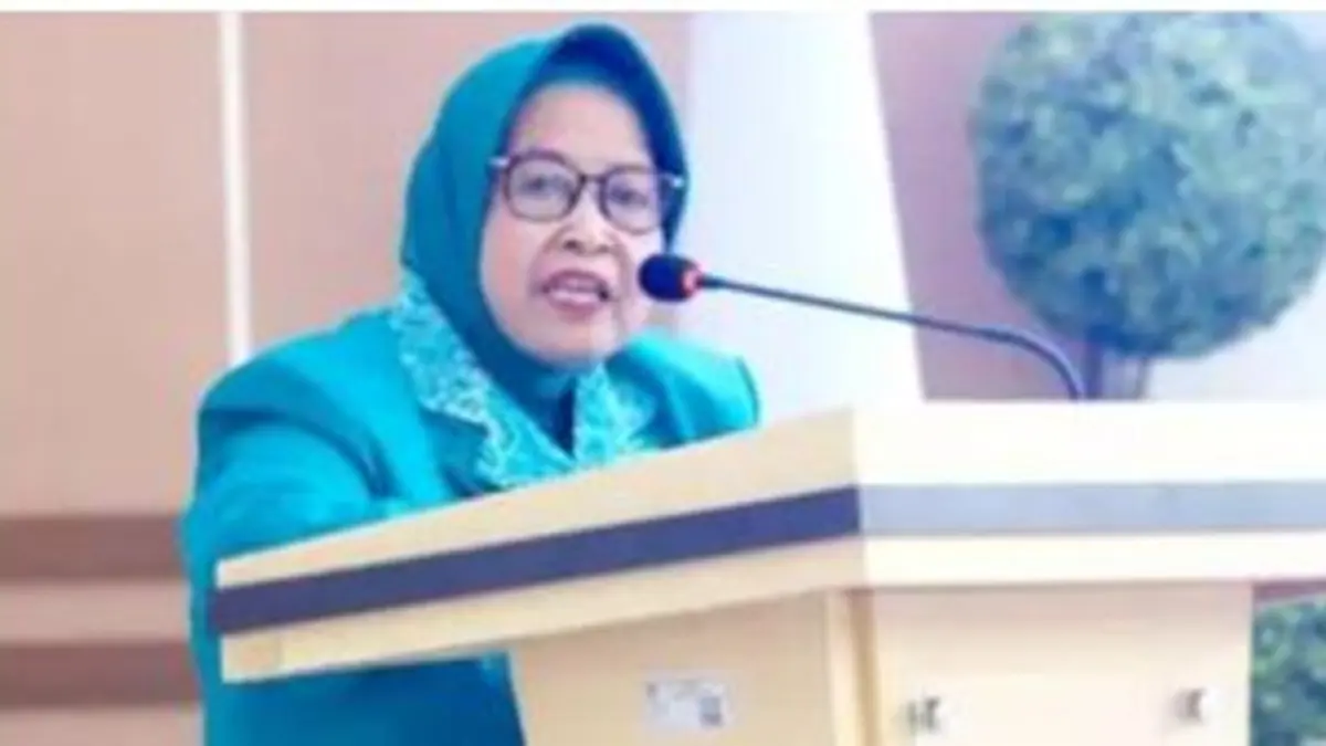 Ketua Tim Penggerak PKK Kabupaten Bone Bolango, Ruwaida Ismet Mile.(F:dok Diskominfo)