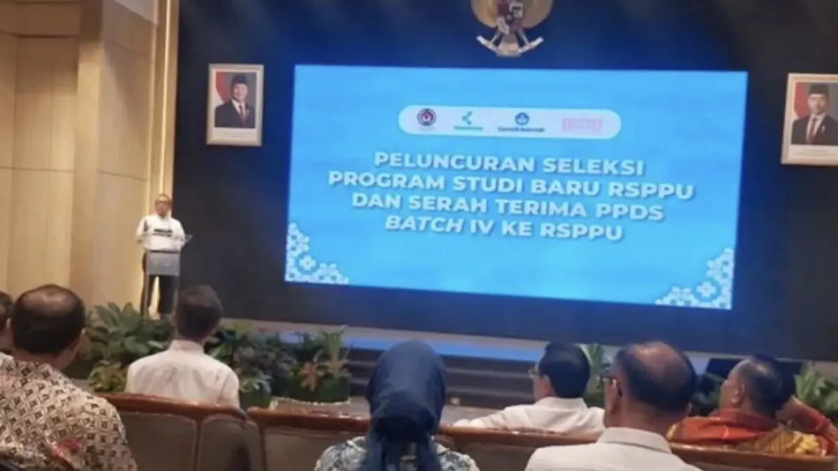 Peluncuran seleksi program studi naru PPDS RSPPU Batch V sekaligus serah terima peserta PPDS Batch IV. Peluncuran dilakukan langsung Menkes Budi Gunadi Sadikin, di Jakarta. ANTARA/HO-Dinkes P2KB Provinsi Gorontalo