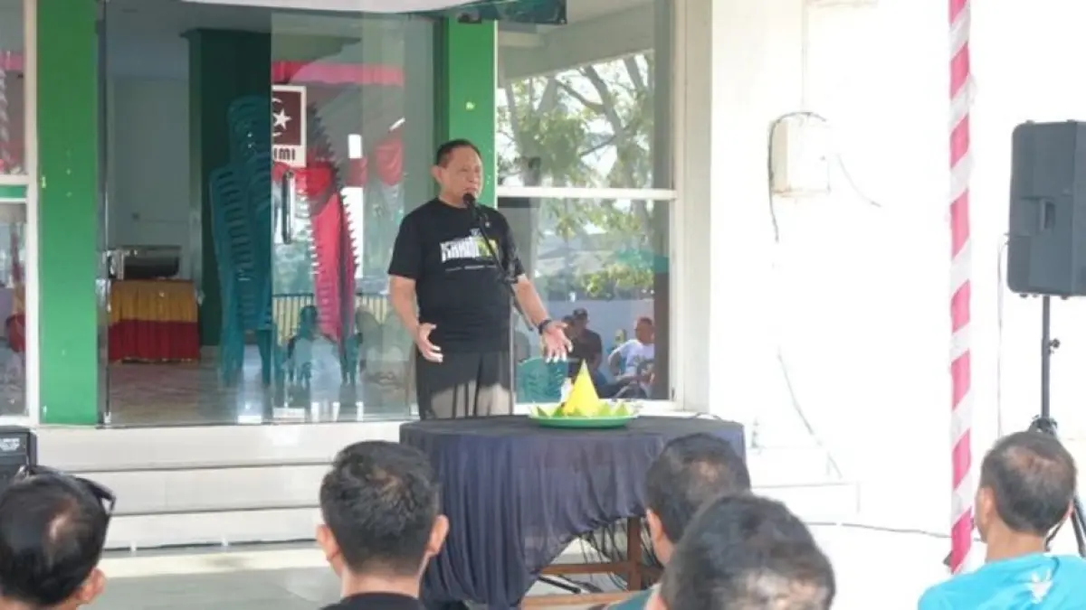 Gubernur Gusnar Ismail saat menghadiri Perayaan Milad KAHMI ke-60, Minggu (20/9/2026). (F:Diskominfotik)