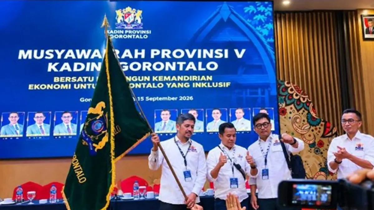 Andi Ilham keluar sebagai ketua umum terpilih setelah mengamankan 29 suara.(F:istimewa)