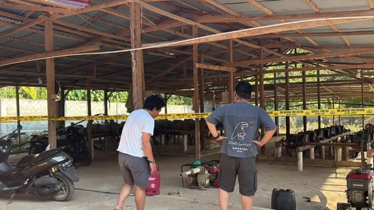 Subdit IV Tipidter Ditreskrimsus Polda Gorontalo selain mengamankan sembilan orang, polisi menyegel area tertentu dan membawa  puluhan barang yang diduga berkaitan dengan proses pengolahan emas.(F:Hms-Pol)