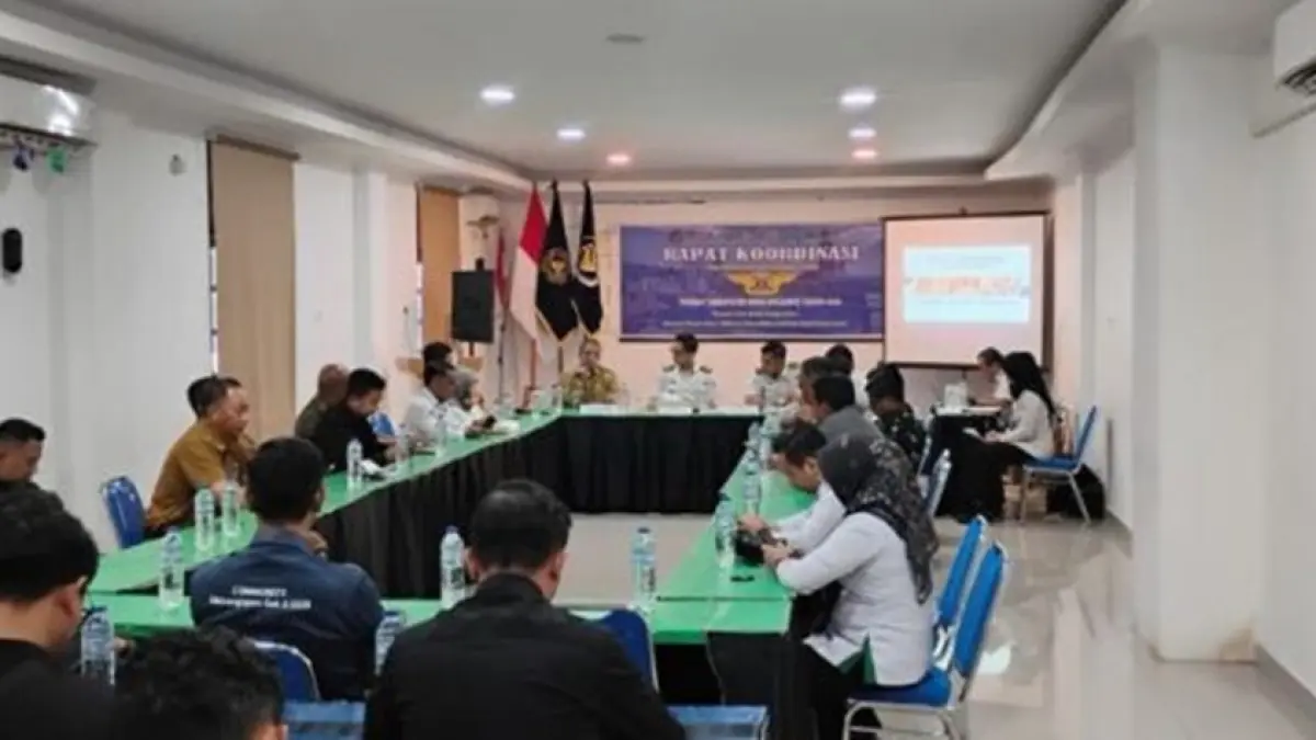 Rapat Koordinasi Tim Pengawasan Orang Asing (TIMPORA) tingkat Kabupaten Bone Bolango yang digelar di Hotel Toewawa, Selasa (29/9/2026).(F: Diskominfo)