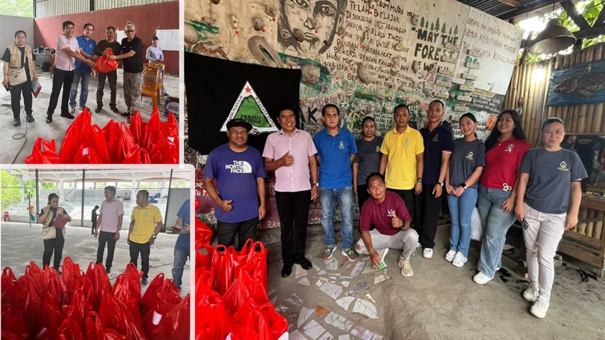 Sutan Raja Hotel & Convention Centre Manado di bawah grup Sapa Raja Hotels, menyalurkan bantuan logistik kepada Tim Satuan Polisi Pamong Praja dan Pemadam Kebakaran (Satpol PP & Damkar) Kabupaten Minahasa Utara serta Tim SPAMU (Satuan Pemadam Kebakaran Khusus/Unit Bantuan Lapangan) yang tengah berjuang memadamkan kebakaran hutan dan lahan (Karhutla) di wilayah Minahasa Utara.