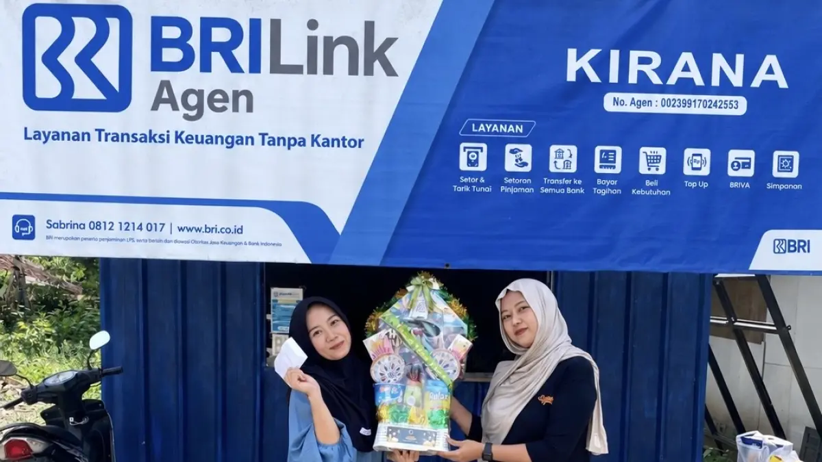 Layani 2.200 Transaksi Sebulan, BRILink Agen Kirana Milik Evi Jadi Andalan Warga