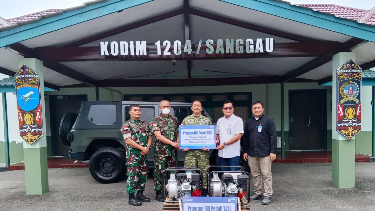 Lawan Karhutla dan Kabut Asap, BRI Peduli Salurkan 270 Pompa Air