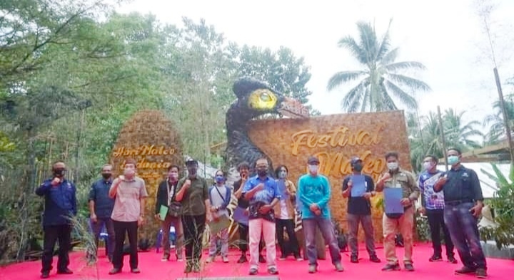 SUKSES: Festival Maleo yang digeber Pemkab Bonebol di Pemandian Air Panas Lombongo.