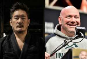 CEO dan Chairman dari ONE Championship Chatri Sityodtong (kiri) dan bos UFC Dana White (kanan) siap bertarung. (HO/ONE Championship)
