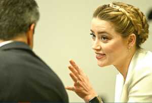 Amber Heard. (Brendan Smalowski/Pool/AFP)