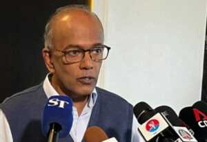 Menteri Dalam Negeri dan Hukum Singapura, K Shanmugam, mengatakan banyak ancaman ditujukan ke Singapura lewat media sosial imbas penolakan Ustad Abdul Somad (Daryl Choo/TODAY)