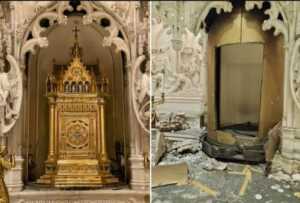 Tabernakel emas milik Gereja Katolik Roma St. Augustine di New York hilang dicuri-Screenshoot-Washington Post