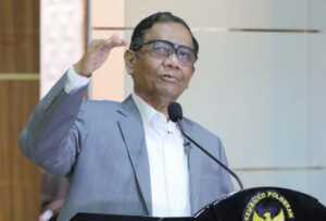Menko Polhukam Mahfud MD. (FEDRIK TARIGAN/ JAWA POS)