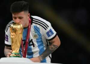 Enzo Fernandez. (FRANCK FIFE/AFP)