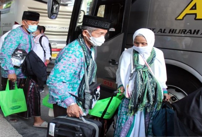 ILUSTRASI. Kementerian Agama (Kemenag) berupaya membuat ibadah haji 2023 menjadi ramah lansia. Sebab, tahun ini tercatat ada 64 ribu jamaah kategori lansia.  (Bambang Dwi Marwoto/Antara)