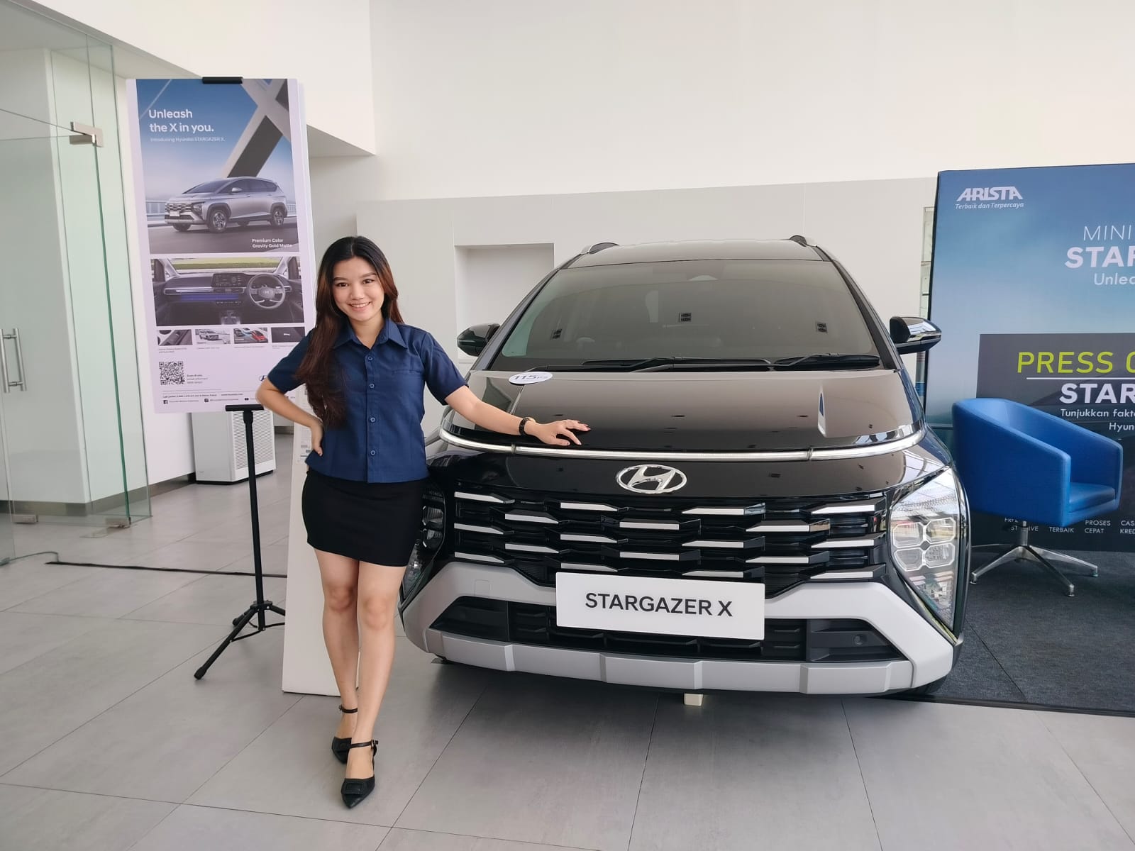 Stargazer X resmi diluncurkan Hyundai Arista Pontianak, Sabtu (19/8).
