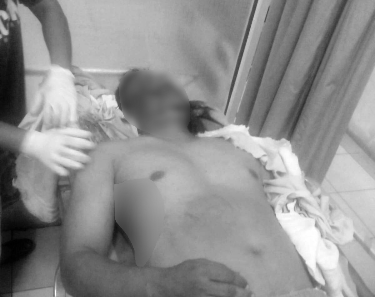 Korban tewas di Puskesmas Jongkat.